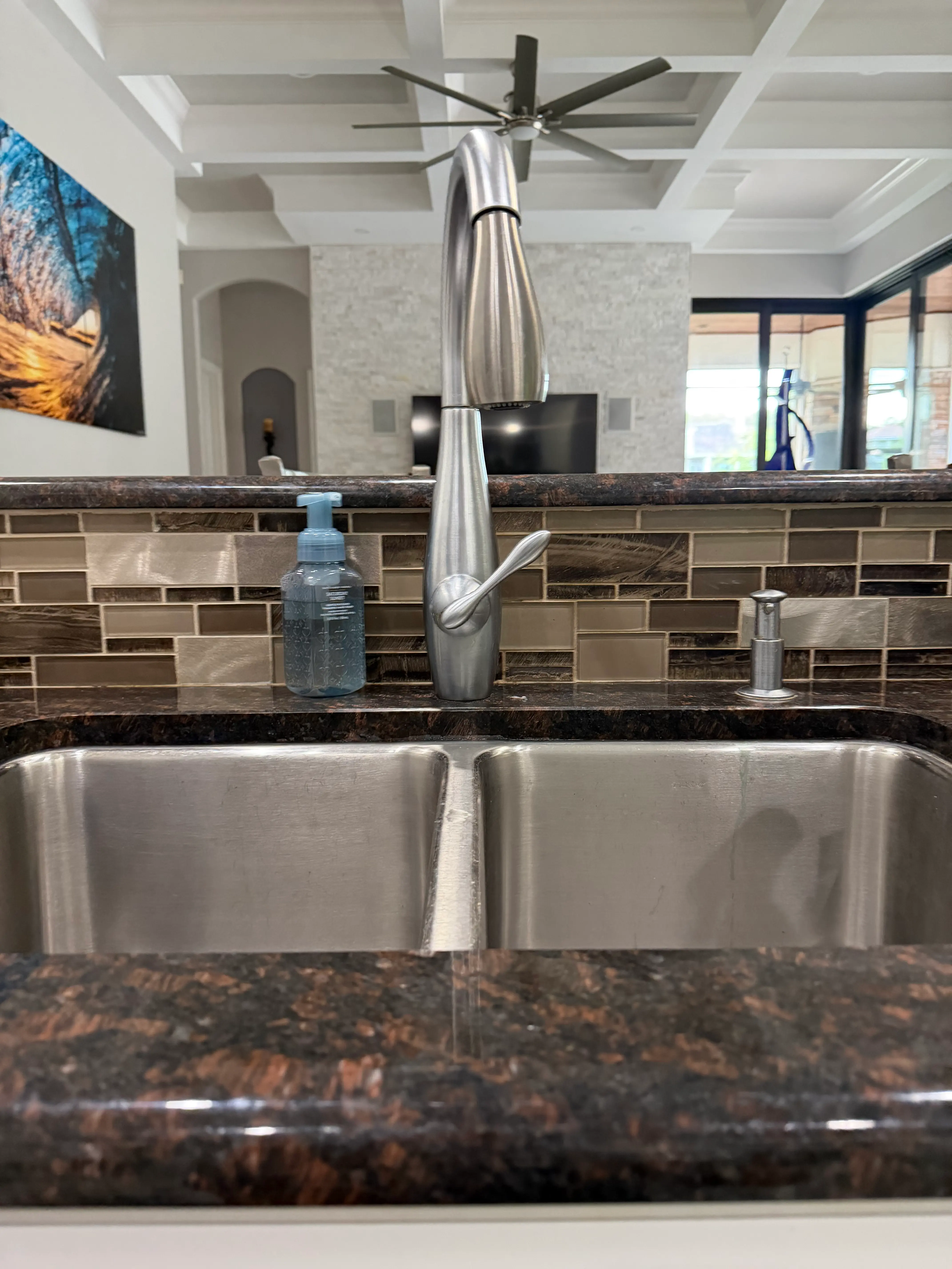 Kitchen faucet plumbing repair in Eniswood Palm Harbor FL